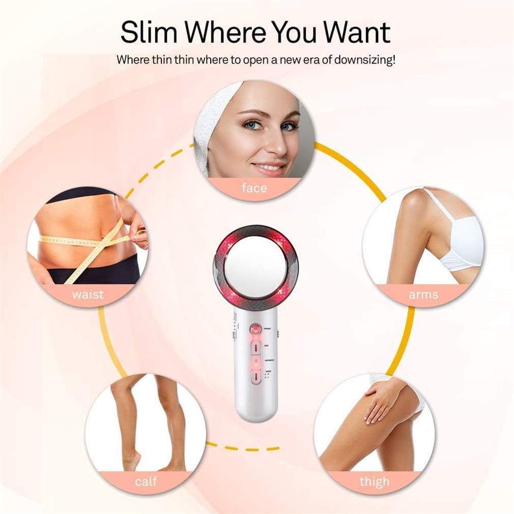 KINZALO ULTRA SLIM - Dispositivo Dimagrante 3 in 1 con Ultrasuoni, Infrarossi e Microcorrente