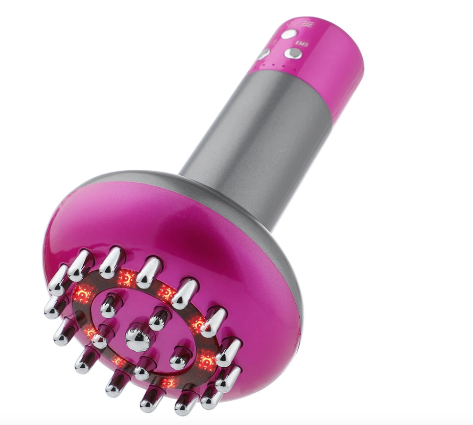 KINZALO SKIN TONE PRO - Massaggiatore Elettrico a Spazzola Anti-Cellulite con EMS e Terapia a Infrarossi