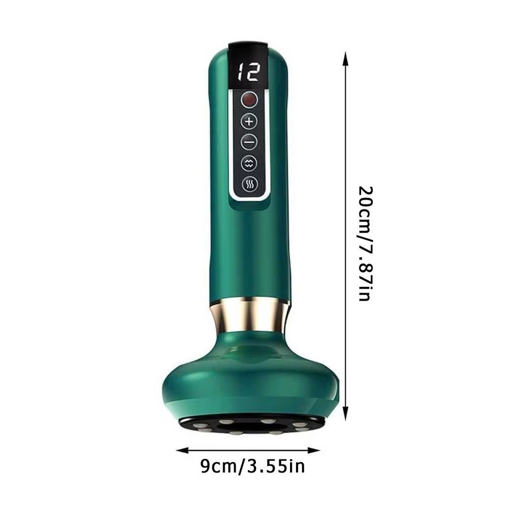 KINZALO VACUUM SHAPE - Massaggiatore Anticellulite Elettrico Professionale con Coppettazione, Vibrazione e Luce a Infrarossi